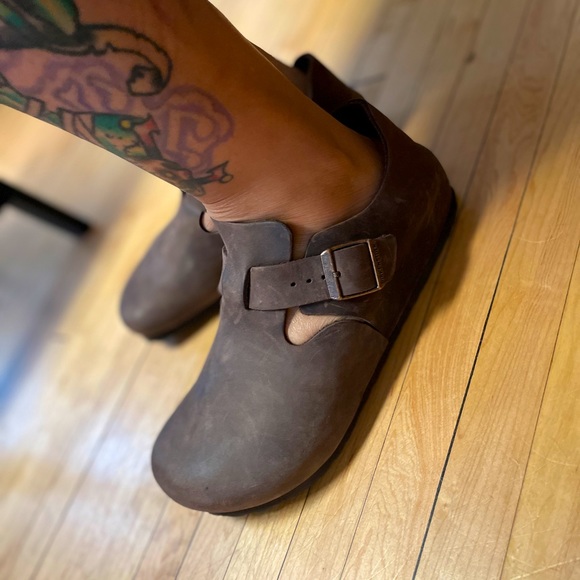 Birkenstock Shoes - Brown Leather Women's Shoes
